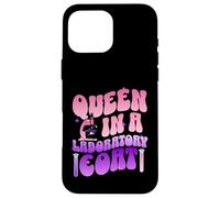 Queen in a Lab Coat STEM Groovy Medical Technologist Case for iPhone 16 Pro Max