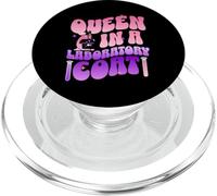 Queen in a Lab Coat STEM Groovy Medical Technologist PopSockets PopGrip for MagSafe
