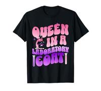Queen in a Lab Coat STEM Groovy Medical Technologist T-Shirt