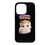 Queen In The House Cute Cat Princess Kitten Lover Gift Case for iPhone 13 Pro