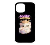 Queen In The House Cute Cat Princess Kitten Lover Gift Case for iPhone 15