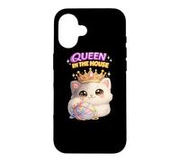 Queen In The House Cute Cat Princess Kitten Lover Gift Case for iPhone 16