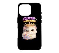 Queen In The House Cute Cat Princess Kitten Lover Gift Case for iPhone 16 Pro
