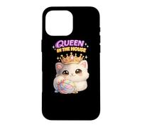 Queen In The House Cute Cat Princess Kitten Lover Gift Case for iPhone 16 Pro Max
