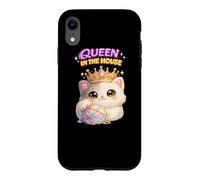 Queen In The House Cute Cat Princess Kitten Lover Gift Case for iPhone XR