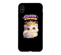 Queen In The House Cute Cat Princess Kitten Lover Gift Case for iPhone XS Max