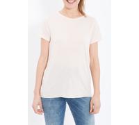 Queen Kerosin Basic T-Shirt aus Viskose-Mix QK120056 Nude