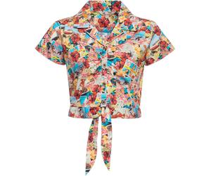 Queen Kerosin Beaches Ladies Blouse, size XL for Women