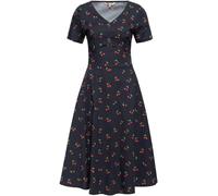 Queen Kerosin Damen Aop 50S Retro Swing Kleid "Cherry" QKU46003