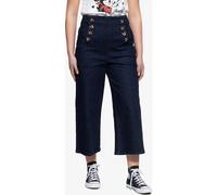 Queen Kerosin Damen Capri Jeans
