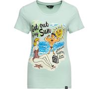 Queen Kerosin Damen Classic T-Shirt Get out of my sun