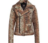 Queen Kerosin Damen Marlon Jacket Leo " Motor Queen Service" QKI39002
