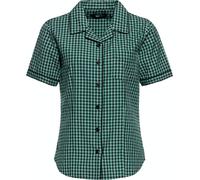 Queen Kerosin Damen Retro Hemdbluse