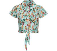 Queen Kerosin Hula Girls Ladies Blouse, size 2XL