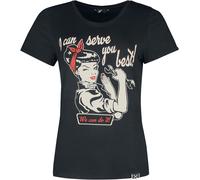 Queen Kerosin I can serve you T-Shirt black