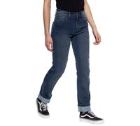 Queen Kerosin Motogear Light Blue Ladies Motorcycle Jeans, blue, size 31 for Women