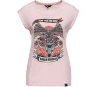 Queen Kerosin Ride Into The Wild Ladies T-Shirt, grey, size 4XL for Women