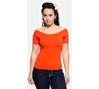 Queen Kerosin U-Boot Ladies Shirt, orange, size XS for Women