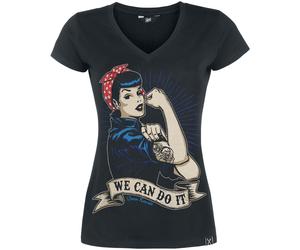 Queen Kerosin We Can Do It T-shirt black XL