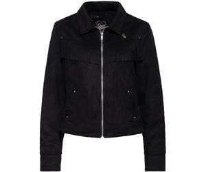Queen Kerosin Western Ladies Jacket, black, size M for Women