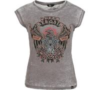 Queen Kerosin Wild Free Top grey L