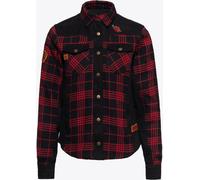 Queen Kerosin Wild Ones Roses Adventure Ladies Shirt, black-red, size L for Women