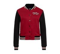 Queen Kerosin Women's College Jacket | Sweat Jacket | Baseball Jacket | Regular Fit | We Can Do It | Woman | Rockabella | 50S | Rockabilly | Vintage | Rock 'n' Roll | Retro Style We Can Do It, red, S