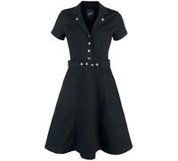 Queen Kerosin Workwear Dress Midi Dress black M