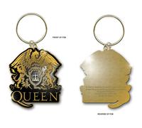 Queen Keyring Gold Crest Keychain