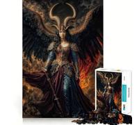 Queen Lilith Jigsaw Puzzles for Adults 1000 Pieces Brain Workout Toy Relaxing Fun Art Assembly (50x75cm)