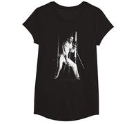 Queen Live Freddie Mercury in Newcastle Magic Tour T-Shirt, Girls, Black, Medium