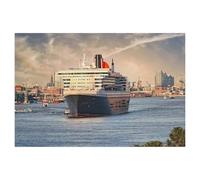 Queen Mary 2，Jigsaws Puzzles 1000 Pieces Classic Jigsaws Educational Games Toys，Best Gift for Adults and Kids（38x26cm）-AB19