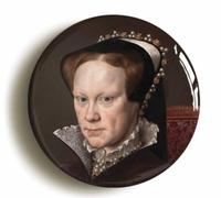 Queen Mary I Portrait Button Badge (1inch / 25mm diameter)