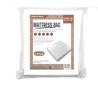 Queen Mattress Bag for Moving and Disposal,Waterproof Queen Mattress Plastic Cover, Storage Protector,2 Pack