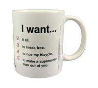 Queen MG25898 (I Want Checklist) Mug, Multicolored