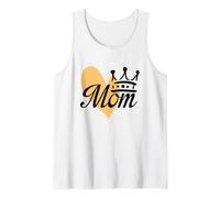Queen Mom Crown Cute Minimalist Best Mama Mother's Day Tank Top