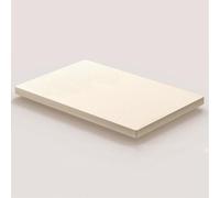 Queen Natural Latex Mattress Topper Soft Foam Bed Pad for Pressure Relief & Comfort Supportive Bedroom Cushion 60"x80"x2" Ideal for Home Sleep