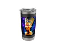 Queen Nefertiti Egyptian Statue Bust Stainless Steel Insulated Tumbler