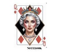 Queen Notebook: Grid Journal 6 x 9 Inches ,110 Pages for Notes