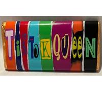Queen Novelty, funny, themed Chocolate Bar gift.For Christmas, Birthdays, Easter and Valentines. Friends, family and work colleague. (One Size, Salted Caramel)