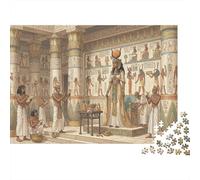 Queen of Ancient Egypt 500 Piece Wooden Jigsaw Puzzle,Home Wall Decor,Educational Toy,Great Gifts,Wood,Adults & Kids 14+,Impossible Challenge,Stress Relief (52x38cm)