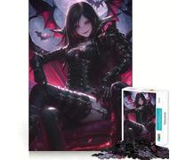 Queen of Bats 1000 Piece Jigsaw Puzzles for Teenagers Jigsaw Smart Game Warm Time Image Assembly Lovely Gift (50x75cm)