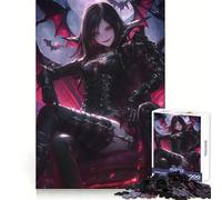 Queen of Bats 1000 Piece Jigsaw Puzzles for Teenagers Jigsaw Smart Game Warm Time Image Assembly Lovely Gift (50x75cm)
