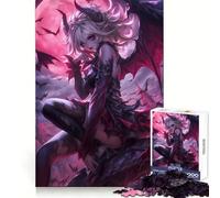 Queen of Bats Anime Girl Jigsaw Puzzles for Adults 1000 Piece Mind Puzzle Slow Enjoy Image Assembly Perfect Present (38x52cm)