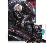 Queen of Black Dragon Jigsaw Puzzles for Adults1000 Pieces Strengthen Memory Home Pastime Clean Edge Elegant Gift (50x75cm)