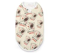 Queen of Books Cute Dog Vest Pet Clothes Sleeveless Shirt