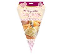 Queen Of Cakes 20 x Disposable Piping Icing Bags For All Icing and Cake Decorating Use With Or Without Decorating Nozzles