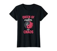 Queen of Calm and Chaos Feminist Empowerment T-Shirt