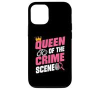 Queen Of Crime Scene Forensic Science Evidence Technician Case for iPhone 12/12 Pro