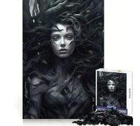 Queen Of Darkness Hard Jigsaw Puzzle for Adults 1000 Pieces Smart Game Home Enjoy Image Assembly Festive Gift (38x26cm)